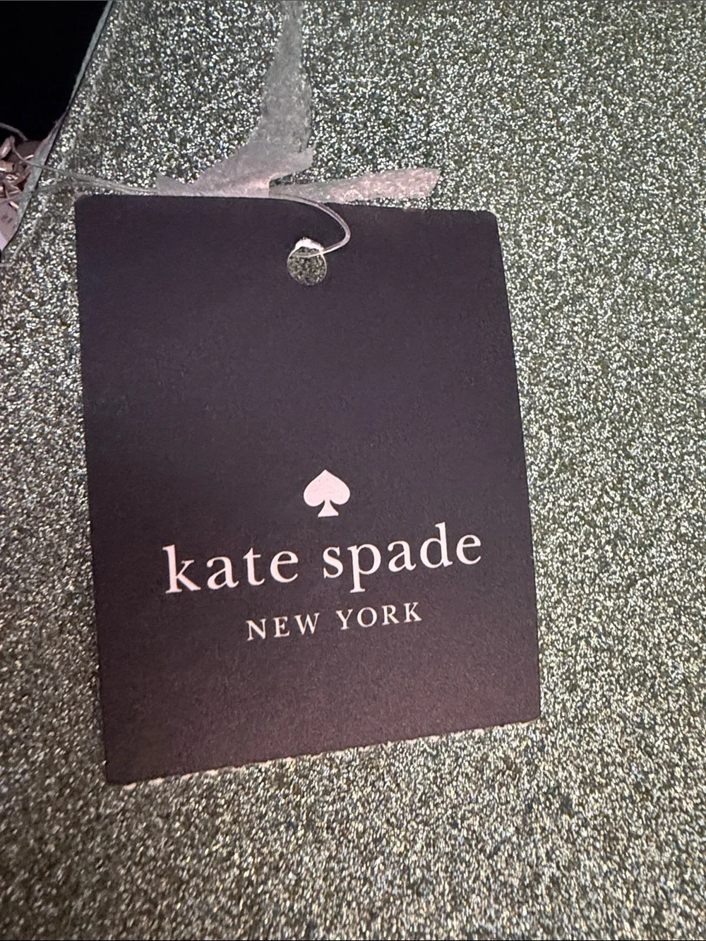kate spade Glitter Mint Green Tablet Sleeve with Gold Plaque